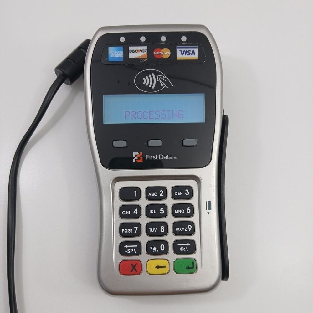 First Data FD35 Payment Processor Credit Debit EBT NFC Contactless Chip Card